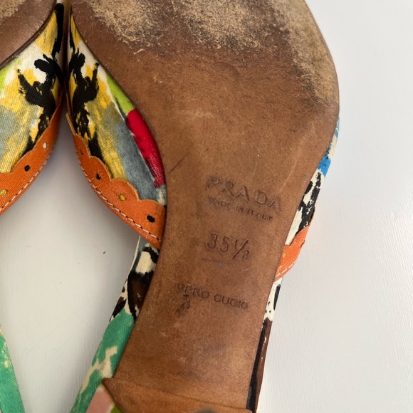 Auth VTG PRADA Kitten Heels - Picture 7 of 9